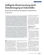 Intelligente Abwärmenutzung durch Dampferzeugung an Industrieöfen