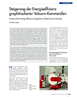 Steigerung der Energieeffizienz graphitisolierter Vakuum-Kammeröfe