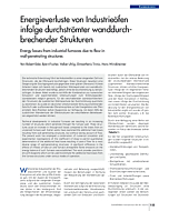 Energieverluste von Industrieöfen infolge durchströmter wanddurchbrechender Strukturen