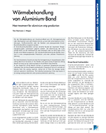 Wärmebehandlung von Aluminium-Band