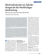 Abschreckintensität von Zylinderchargen bei der Hochdruckgasabschreckung