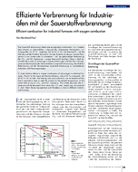 Effiziente Verbrennung für Industrieöfen mit der Sauerstoffverbrennung