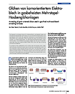 Glühen von kornorientiertem Elektroblech in gasbeheizten Mehrstapel-Haubenglühanlagen