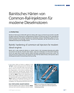 Bainitisches Härten von Common-Rail-Injektoren für moderne Dieselmotoren