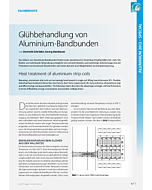 Glühbehandlung von Aluminium-Bandbunden