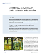 Erhöhter Energieverbrauch direkt beheizter Industrieöfen