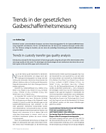 Trends in der gesetzlichen Gasbeschaffenheitsmessung