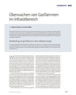 Überwachen von Gasflammen im Infrarotbereich