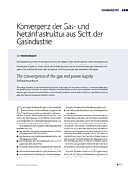 Konvergenz der Gas- und Netzinfrastruktur aus Sicht der Gasindustrie
