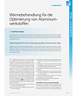 Wärmebehandlung für die Optimierung von Aluminiumwerkstoffen