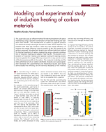 Modeling and experimental study of induction heating of carbon materials