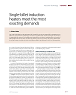 Single-billet induction heaters meet the most exacting demands