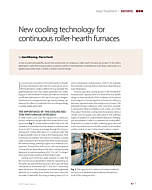 New cooling technology for continuous roller-hearth furnaces