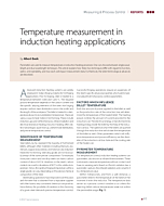 Temperature measurement in induction heating applications