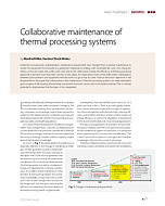 Collaborative maintenance of thermal processing systems
