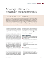 Advantages of induction reheating in integrated minimills