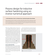 Process design for inductive surface hardening using an inverse numerical approach