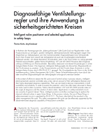 Diagnosefähige Ventilstellungsregler und ihre Anwendung in sicherheitsgerichteten Kreisen