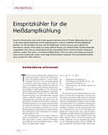 Einspritzkühler für die Heißdampfkühlung