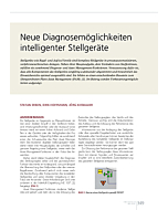 Neue Diagnosemöglichkeiten intelligenter Stellgeräte