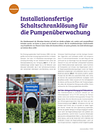 Installationsfertige Schaltschranklösung für die Pumpenüberwachung