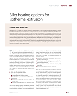 Billet heating options for isothermal extrusion