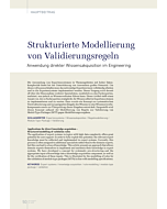 Strukturierte Modellierung von Validierungsregeln