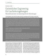 Einheitliches Engineering für Laufzeitumgebungen