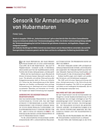 Sensorik für Armaturendiagnose von Hubarmaturen