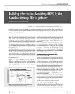 Building Information Modeling (BIM) in der Kanalsanierung: Eile ist geboten