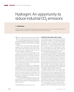 Hydrogen: An opportunity to reduce industrial CO2 emissions