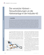 Die vernetzte Härterei – Herausforderungen an die Härtereianlage in der Industrie 4.0