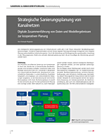 Strategische Sanierungsplanung von Kanalnetzen