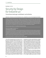 Security-by-Design für Industrie 4.0