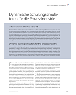 Dynamische Schulungssimulatoren für die Prozessindustrie