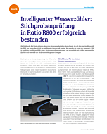 Intelligenter Wasserzähler: Stichprobenprüfung in Ratio R800 erfolgreich bestanden