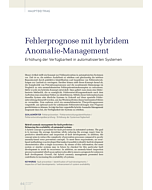 Fehlerprognose mit hybridem Anomalie-Management