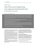 Wie OT-Security-Engineering eine Ingenieurwissenschaft wird