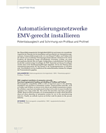 Automatisierungsnetzwerke EMV-gerecht installieren