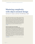 Mastering complexity with object-oriented design