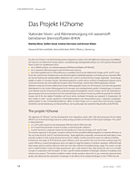 Das Projekt H2home