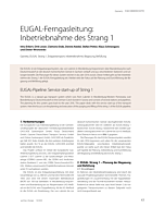 EUGAL-Ferngasleitung: Inbetriebnahme des Strang 1