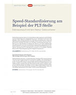 Speed-Standardisierung am Beispiel der PLT-Stelle