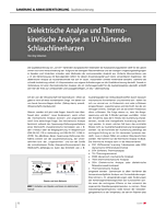 Dielektrische Analyse und Thermokinetische Analyse an UV-härtenden Schlauchlinerharzen
