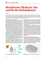 Metallischer 3D-Druck: Von und für die Stahlindustrie