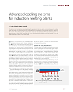Advanced cooling systems for induction melting plants