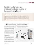 Sensors and probes for measurement and control of furnace atmospheres