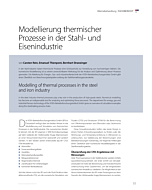 Modellierung thermischer Prozesse in der Stahl- und Eisenindustrie