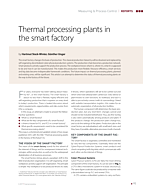 Thermal processing plants in the smart factory