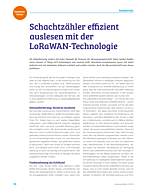 Schachtzähler effizient auslesen mit der LoRaWAN- Technologie